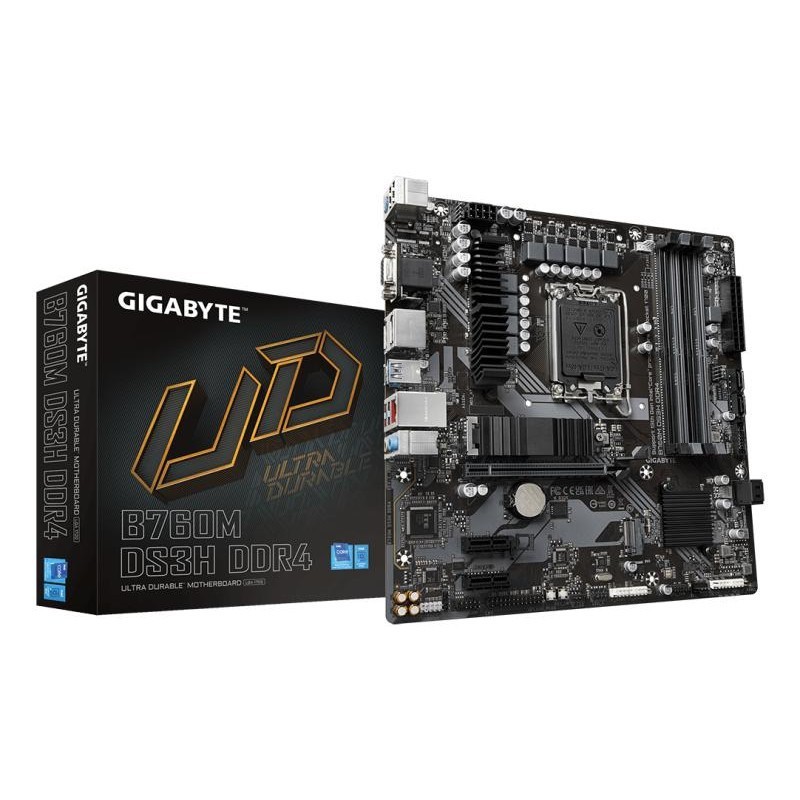 GIGABYTE B760M DS3H DDR4 Carte mère Intel B760 LGA 1700 micro ATX