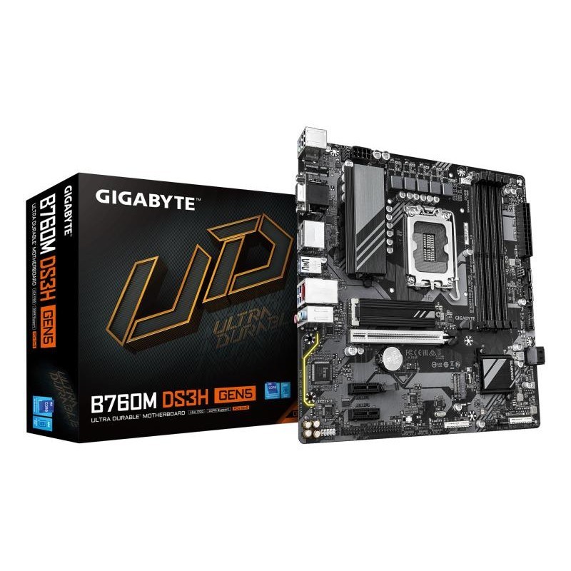 GIGABYTE B760M DS3H GEN5 Carte mère Intel B760 LGA 1700 micro ATX