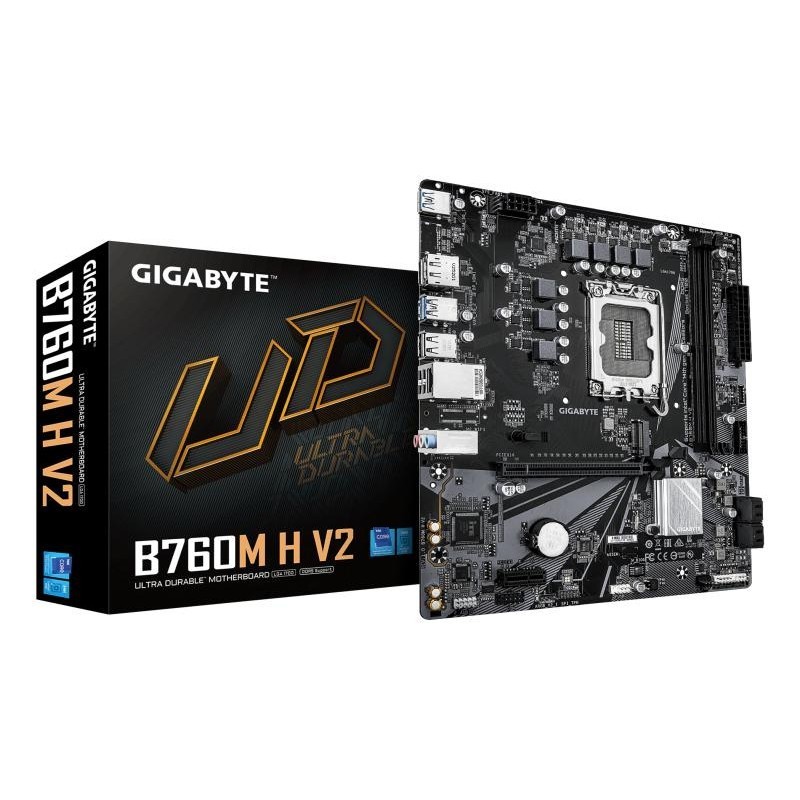 GIGABYTE B760M H V2 Carte mère Intel B760 LGA 1700 micro ATX