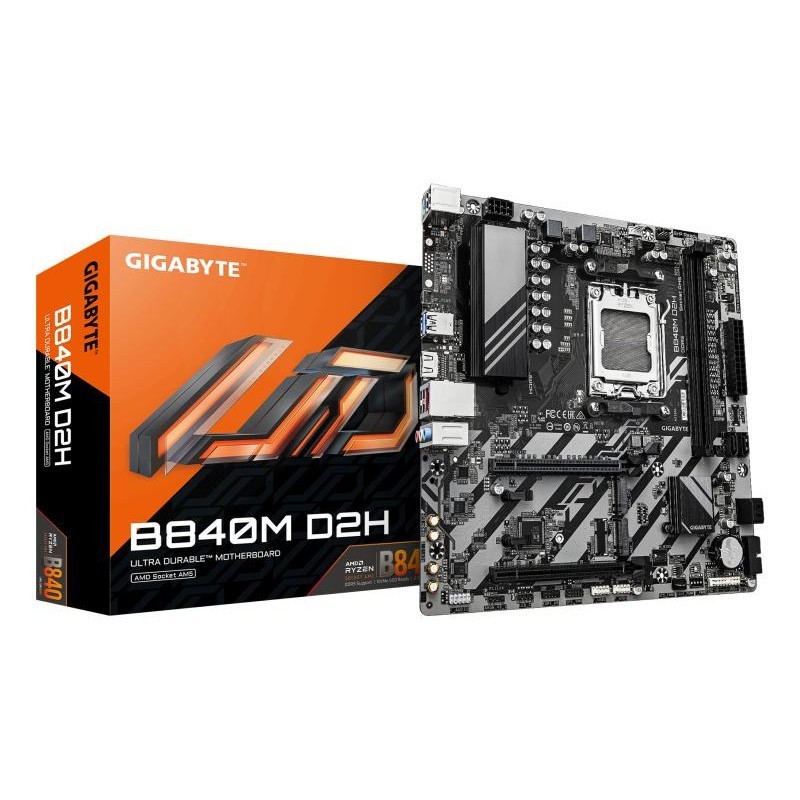 GIGABYTE B840M D2H Carte mère AMD B840 Socket AM5 micro ATX