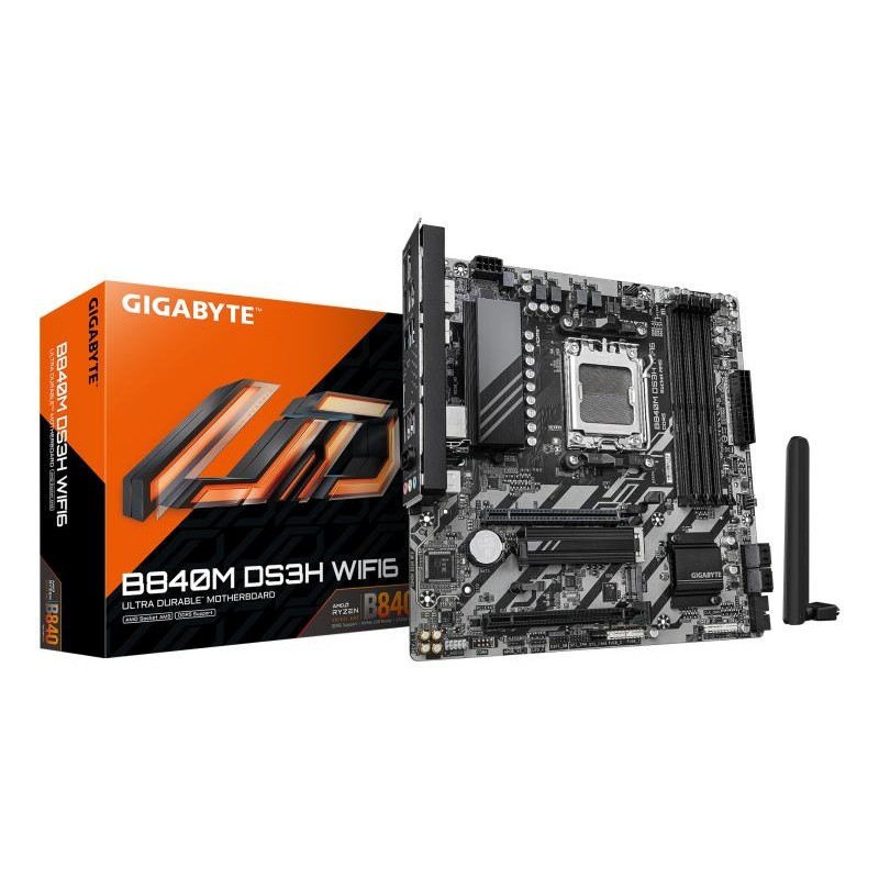 GIGABYTE B840M DS3H WF6 Carte mère AMD B840 Socket AM5 micro ATX
