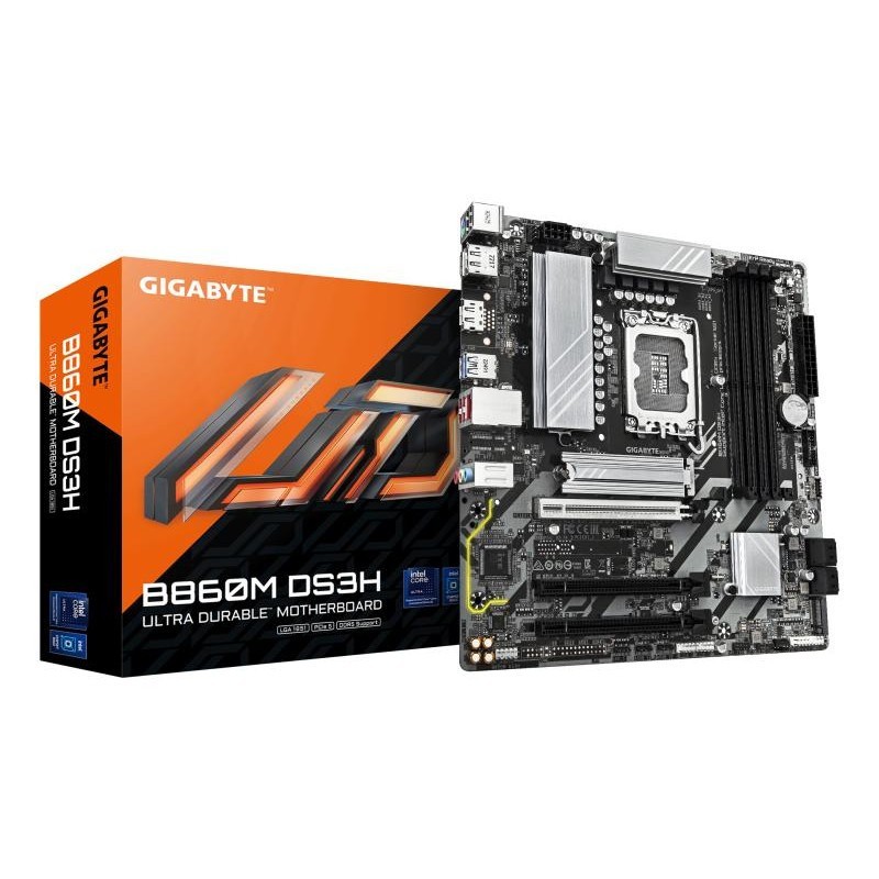 GIGABYTE B860M DS3H Carte mère Intel B860 LGA 1851 (Socket V1) micro ATX