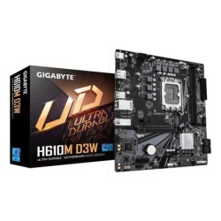 GIGABYTE H610M D3W Carte mère Intel H610 LGA 1700 micro ATX