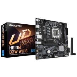 GIGABYTE H610M D3W WIFI6 Carte mère Intel H610 LGA 1700 micro ATX