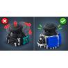 Remplacement des deux joystick manette PS4/PS5  Joystick Hall effect (Anti-Drift)