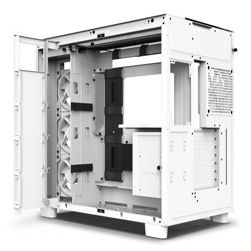 NZXT H9 Elite Midi Tower Blanc