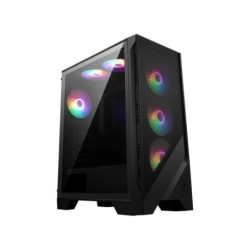MSI MAG FORGE 120A AIRFLOW unité centrale Midi Tower Noir, Transparent
