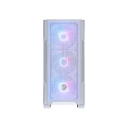 MSI MAG FORGE M100R Midi Tower Transparent, Blanc