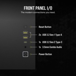 Corsair 2500X RGB Micro Tower Noir
