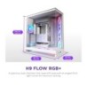 NZXT H9 Flow RGB - All White