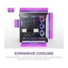 NZXT H9 Flow RGB (CM-H92FB-R1) Dual-Chamber Mid-Tower Case w/ RGB Fans - All Bla