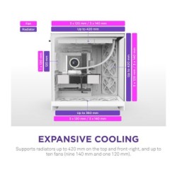 NZXT H9 Flow White