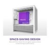 NZXT H3 Flow (2025) micro-ATX Mid-tower Case - All White Color