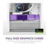 NZXT H3 Flow (2025) micro-ATX Mid-tower Case - All White Color