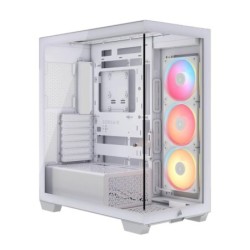 Corsair 3500X LX-R RGB Tempered Glass Mid-Tower PC Case, White