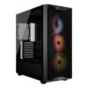 Corsair CORSAIR 3200D RS ARGB Mid-Tower PC Case, Black
