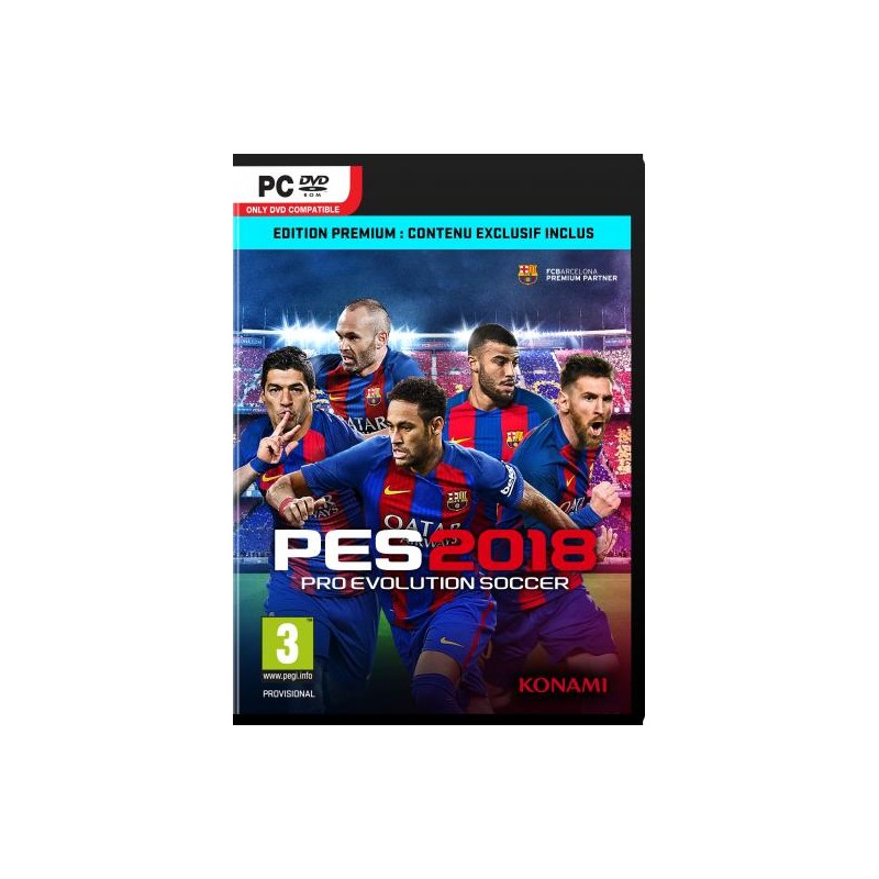 Jeux PS4 : PES 2018 - Occasion