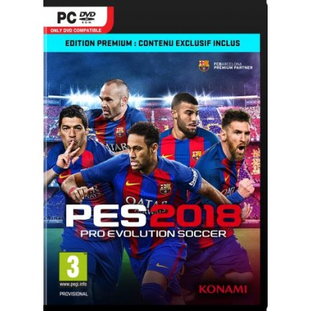 Jeux PS4 : PES 2018 - Occasion