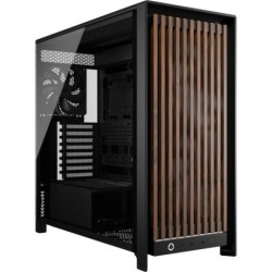 Corsair FRAME 5000D Wood RS Performance Mid-Tower Case, Black/Walnut