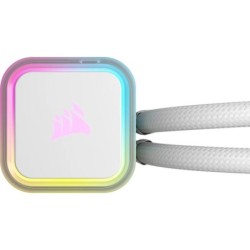 Corsair H100I Elite Processeur Refroidisseur de liquide tout-en-un 12 cm Blanc 1 pièce(s)