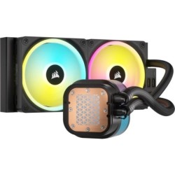 Corsair CW-9061007-WW système de refroidissement d’ordinateur Processeur Refroidisseur d'air 12 cm Noir 2 pièce(s)