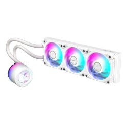 Gigabyte Refroidisseur de CPU liquide AIO AORUS WATERFORCE X II 360 ICE - 3 ventilateurs ARGB 120 mm, écran LCD couleur