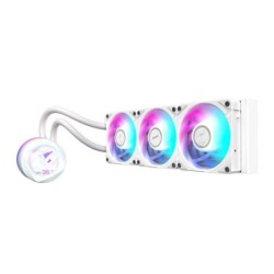 Gigabyte Refroidisseur de CPU liquide AIO AORUS WATERFORCE X II 360 ICE - 3 ventilateurs ARGB 120 mm, écran LCD couleur