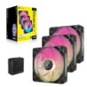 Corsair Kit de démarrage ventilateurs iCUE LINK RX120 RGB Max Triple Fan