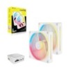 Corsair Kit de démarrage ventilateurs iCUE LINK LX140R RGB white Dual Fan