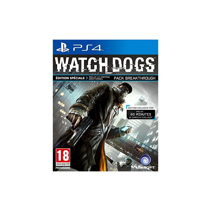 Jeux PS4 : Watch Dogs - Occasion