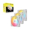 Corsair RS120-R ARGB White, 120mm ARGB Fan, Triple Pack