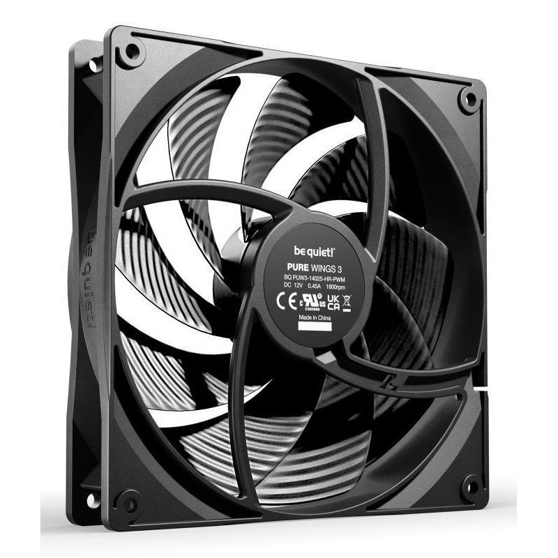 be quiet! PURE WINGS 3 140mm PWM high-speed 3-Pack