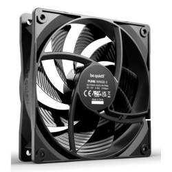 be quiet! Ventilateur Pure Wings 3 120mm PWM high-speed Black