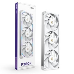 NZXT F360X - 360mm Performance RGB Fan (Single-Frame) - White