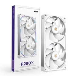 NZXT F280X - 280mm Performance RGB Fan (Single-Frame) - White