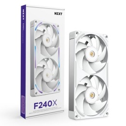 NZXT F240X - 240mm Performance RGB Fan (Single-Frame) - White