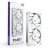 NZXT F240X - 240mm Performance RGB Fan (Single-Frame) - White