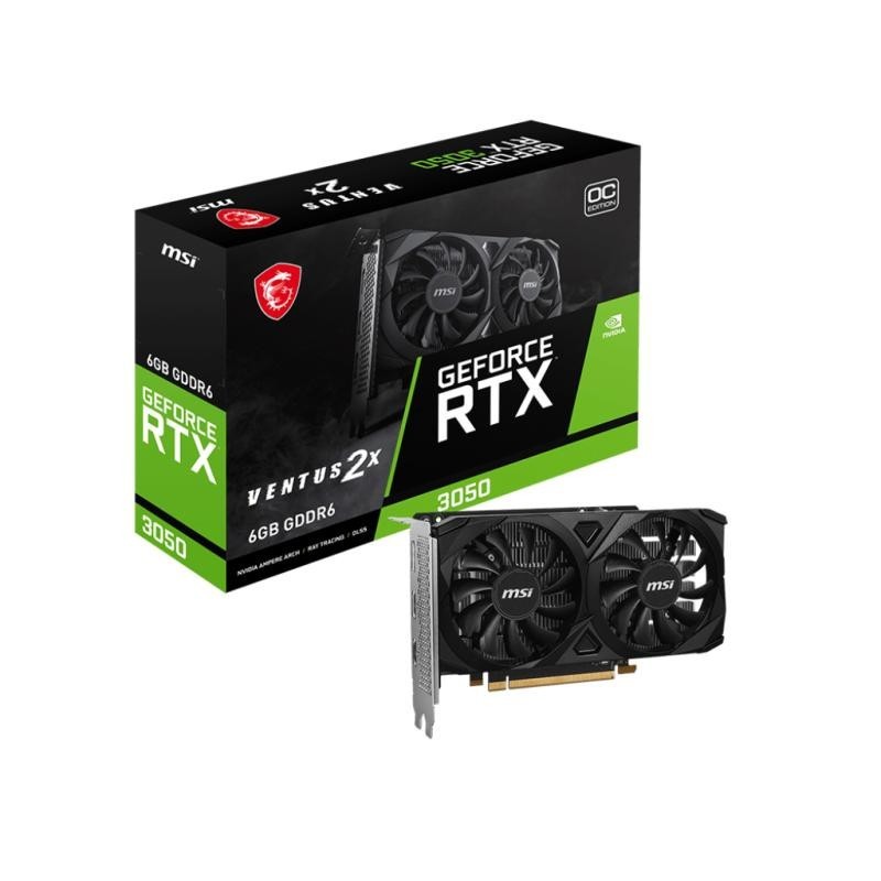 MSI RTX 3050 Ventus 2X E 6G OC