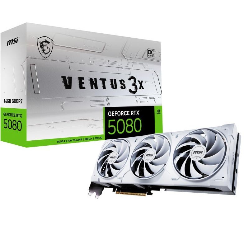 MSI RTX 5080 16G Ventus 3X OC White