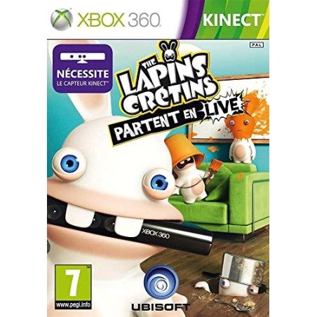 Jeux Xbox 360 : The Lapins Crétins Partent en Live - Occasion