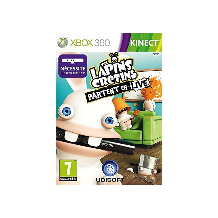 Jeux Xbox 360 : The Lapins Crétins Partent en Live | Ordiland