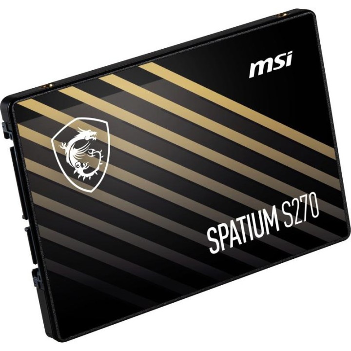 MSI Spatium S270 SATA 2.5 480GB disque SSD 480 Go 2.5" Série ATA III 3D Nand