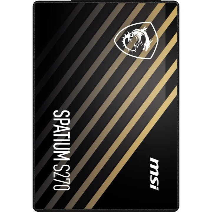 MSI Spatium S270 SATA 2.5 480GB disque SSD 480 Go 2.5" Série ATA III 3D Nand
