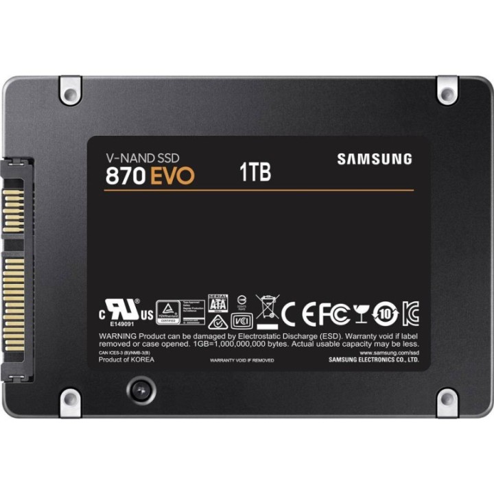 Samsung 870 EVO 2.5" 500 Go Série ATA III V-NAND