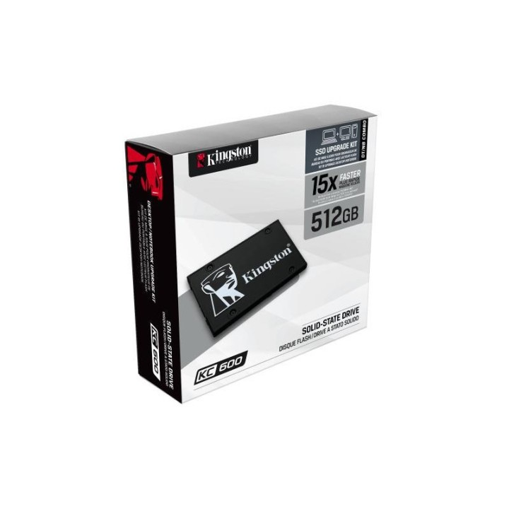 Kingston SSD KC600 SATA3 2.5" de 512 Go