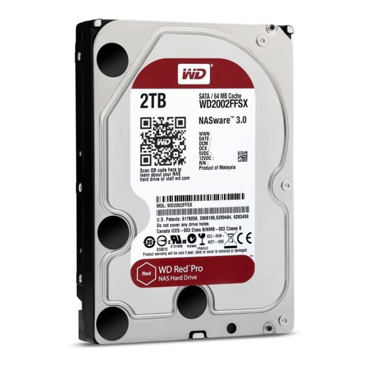 Western Digital Red Pro WD2002FFSX - disque dur - 2 To - SATA 6Gb/s
