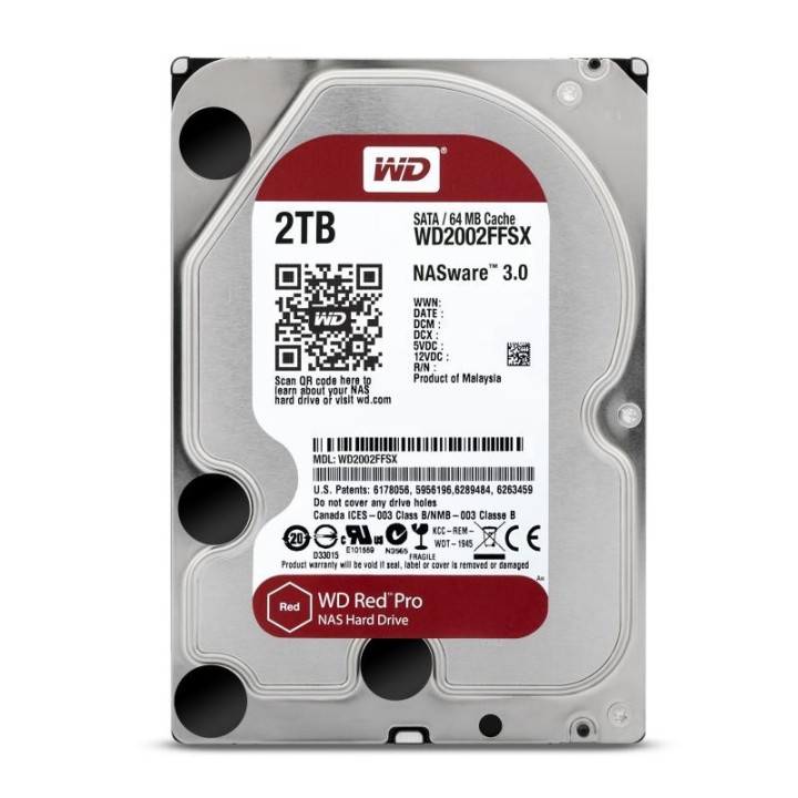 Western Digital Red Pro WD2002FFSX - disque dur - 2 To - SATA 6Gb/s
