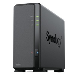 Synology DiskStation DS124 serveur de stockage NAS Bureau Realtek RTD1619B 1 Go DDR4 DiskStation Manager Noir
