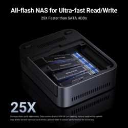 UGREEN NAS 4 Baies i5-1235U/8G/1x10GbE/WiFi