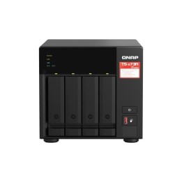 QNAP TS-473A NAS Tower Ryzen Embedded V1500B 8 Go | Ordiland